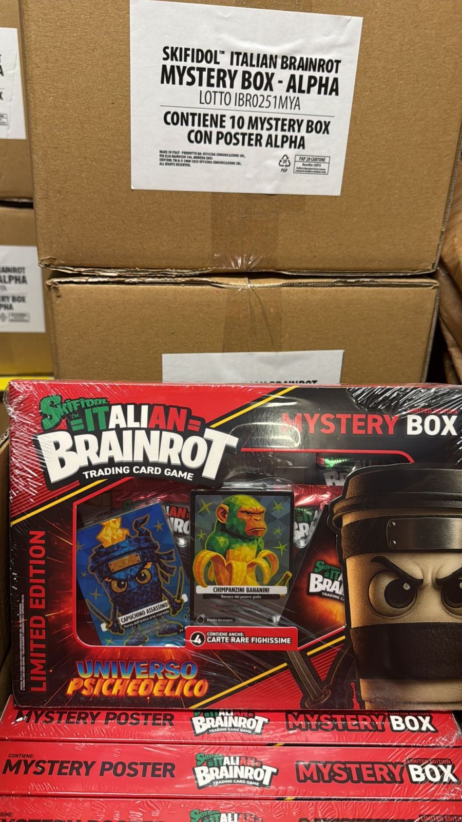 SKIFIDOL ITALIAN BRAINROT MYSTERY BOX LIMITED EDITION SERIE ALPHA
