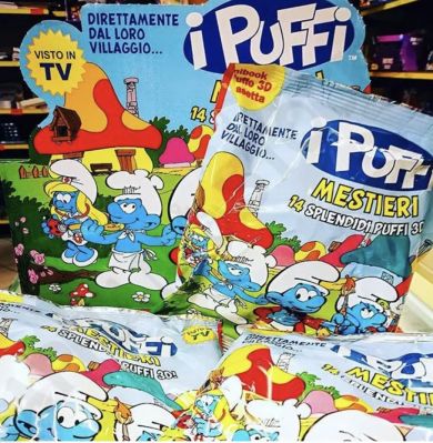 Sbabam Puffo Pompiere, I Puffi Dei Mestieri, Maxi Formato 3D,da - Foto 12